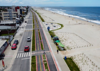 Orla de Matinhos quase concluída: Fotos: Roberto Dziura Jr /AEN