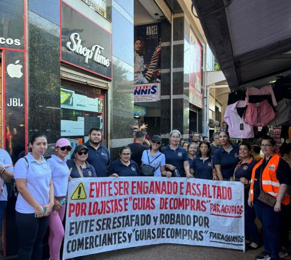 Manifestação no sábado, em Ciudad del Este. Fotos: divulgação/prefeitura