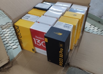 Parte da mercadoria apreendida pela RF. Foto: divulgação