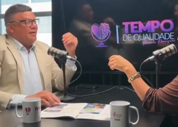 Deputado federal Luciano Alves, em entrevista ao canal do You Tube. Foto: captura de vídeo do canal.