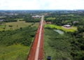 Obras de duplicação da Rodovia das Cataratas. Foto: DER