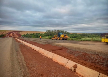 Estágio atual das obras. Fotos: MOPC/divulgação