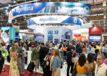 Estande da Argentina na WTM Latin América. Foto: divulgação