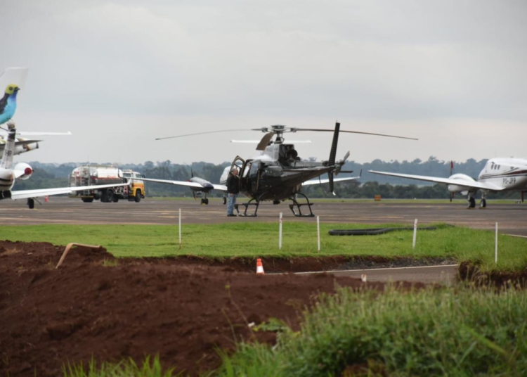 Simulação no aeroporto. Foto: divulgação