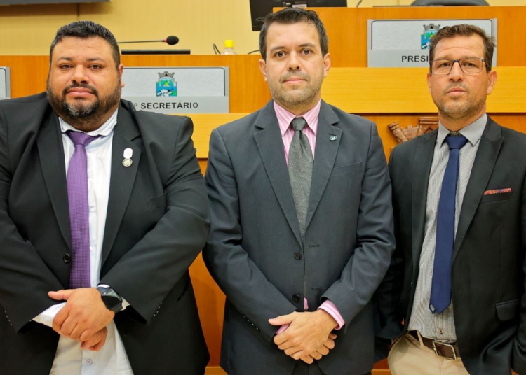 Da esquerda para a direita: Meyer, Kalito e Edivaldo. Foto: CMFI