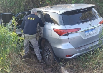 Veículo apreendido. Foto: PRF/Divulgação