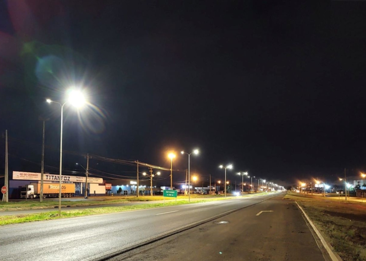 A iluminação deve ser inaugurada em setembro. Foto: DER-PR