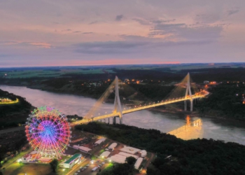 Ponte da Integração. Foto: Albari Rosa/Arquivo AEN