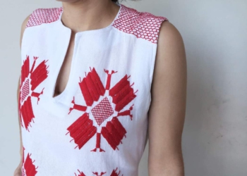 Paraguai usa os uniformes dos atletas para divulgar o artesanato do país. Fotos: Agência IP