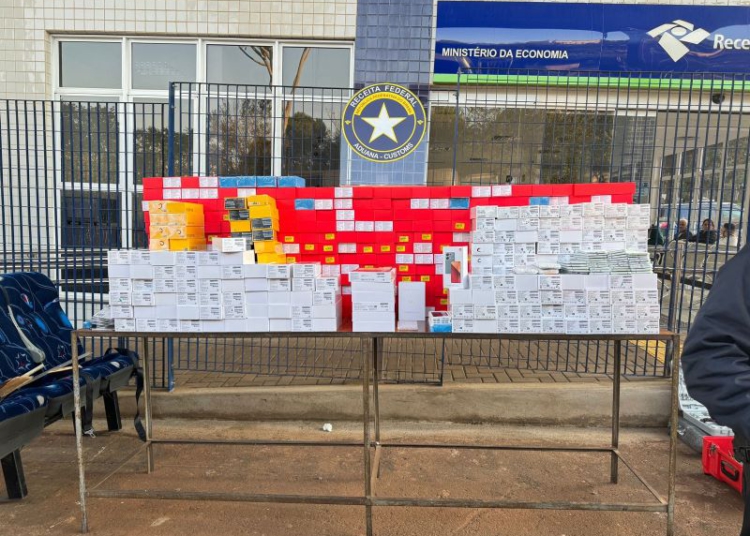 Celulares apreendidos. Foto: divulgação