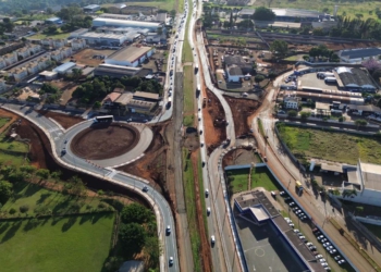 Obras Viaduto da Puc, em Londrina
Foto: DER-PR