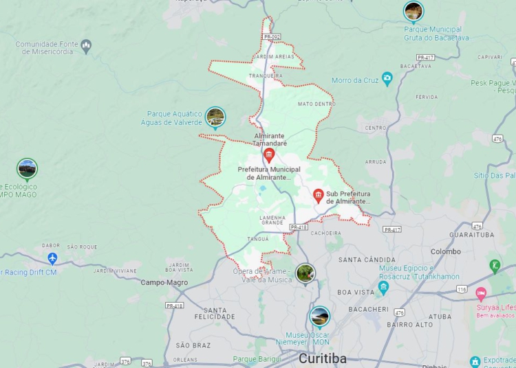 Ilustração: Google Maps