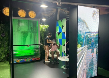 Cataratas em Paris. Foto: divulgção