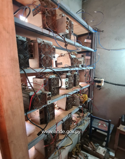 Material apreendido. Foto: ANDE/divulgação