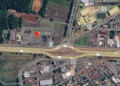 Trevo do CTG Charrua fechado desde 2020. Foto: Google Maps