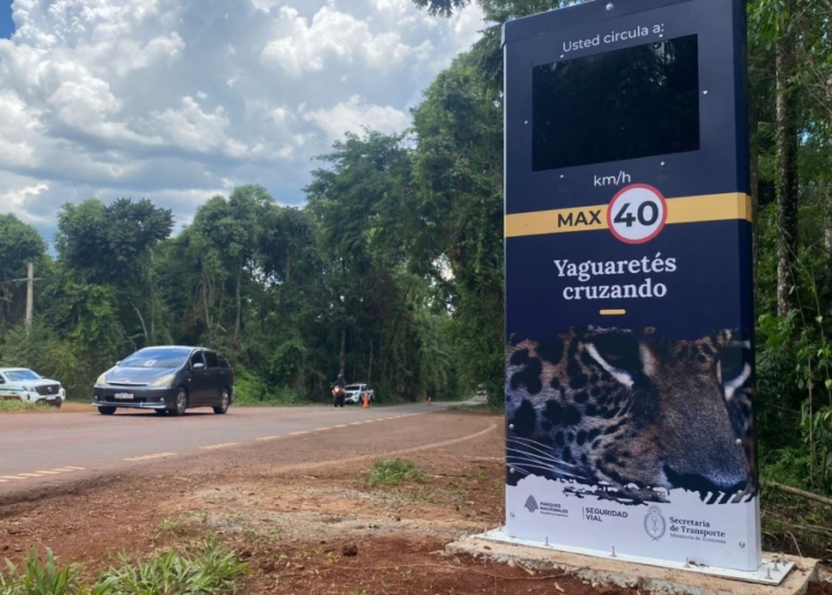 Um dos quatro equipamentos instalados no Parque Nacional do lado argentino. Foto: divulgação