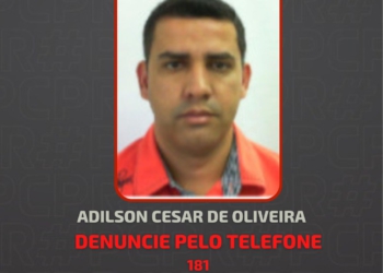 Foto do suspeito divulgada pela PCPR