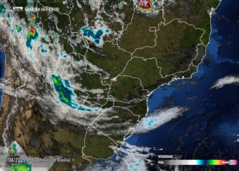 Céu sem nuvens sobre o Paraná nesta manhã de terça-feira. Foto: Simepar