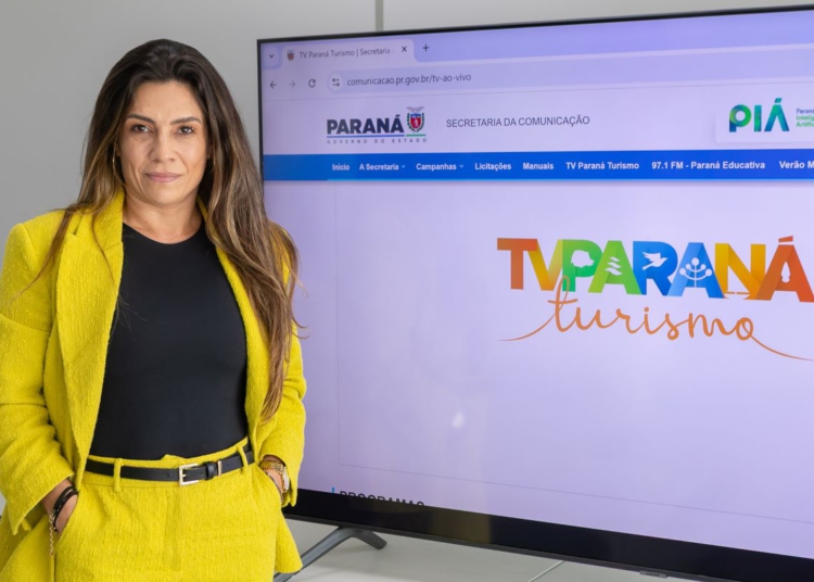 Curitiba, 14 de abril de 2025 - Giselle Lima, diretora da TV Paraná Turismo.
Foto: Roberto Dziura Jr/AEN