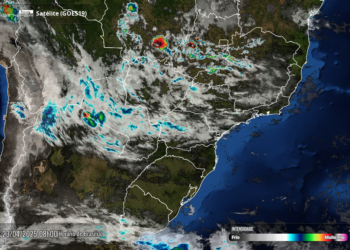 Céu encoberto na manhã desta quarta-feira sobre o Paraná prenuncia a chuva mais intensa prevista para amanhã, quinta-feira. Foto: Simepar