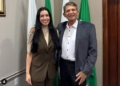General e a sua nova secretária da Mulher. Foto: rede social
