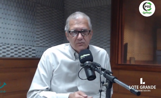 Secretário de Finanças e Orçamento, Eduardo Garrido, em entrevista ao programa Contraponto. Foto: captura de imagem