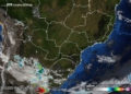 Céu limpo sobre o Paraná nesta quinta-feira. Foto: Simepar
