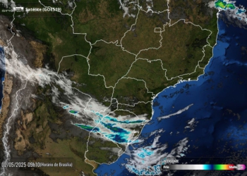 Céu limpo sobre o Paraná na manhã desta sexta-feira. Foto: Simepar