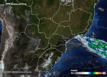 Céu sem nuvens sobre o Paraná nesta manhã de sexta-feira. Foto: Simepar