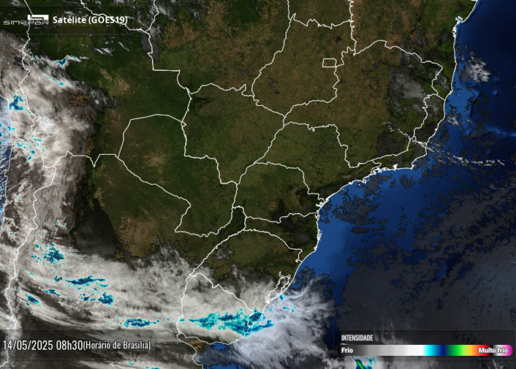 Céu claro sobre o Paraná na manhã desta quarta-feira. Foto: divulgação/Simepar