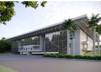 Projeção de como será ficará o imóvel do Centro de Convenções de Foz do Iguaçu após a desapropriação.
Fotos: Divulgação
