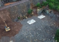 Obra em andamento. Fotos: MOPC