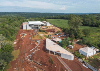 Em fase final de construção, o AquaFoz tem previsão de entrar em funcionamento no segundo semestre deste ano
Fotos: Daniel Castellano/SEDEST-PR