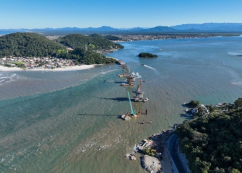 Ponte de Guaratuba chega a 60% de execução com avanço nas obras dos acessos
Fotos: Ricardo Ribeiro/AEN