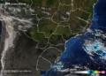 Céu sem nuvens sobre o Paraná na manhã desta terça-feira. Foto: Simepar