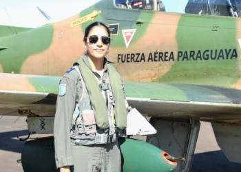 Sobre suas motivações pessoais, Cynthia Orué destacou a família e a defesa do país como os motores de sua vocação. Foto: IB/Paraguai