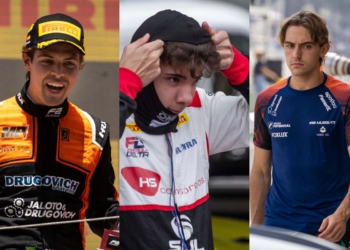 Felipe Drugovich, Guilherme Moleiro e Zezinho Muggiati.
Foto: Sebastiaan Rozendaal / Dutch Photo Agency - Rodrigo Ruiz - Jackson de Souza