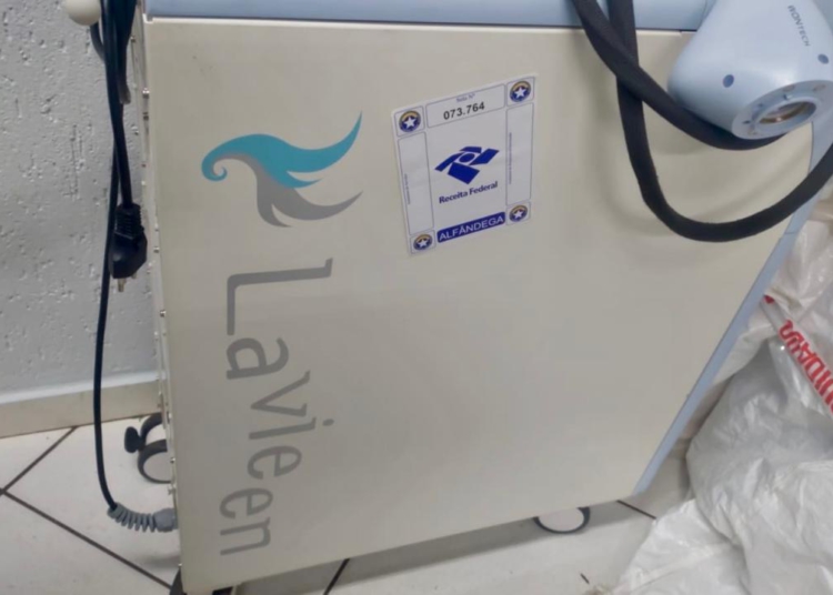 Foto do aparelho apreendido: divulgação/RF