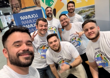 Equipe da Loumar que participou do evento. Foto: divulgação