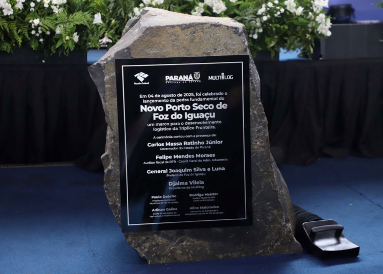 Pedra fundamental lançada nesta segunda-feira. Foto: Ari Dias/AEN