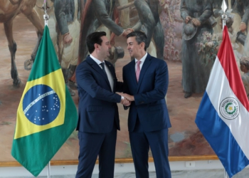 O governador Carlos Massa Ratinho Junior recebe nesta terça-feira(9), o presidente do Paraguai, Santiago Peña e comitiva do Paraguai no Palácio Iguaçu.
Foto: Geraldo Bubniak/AEN