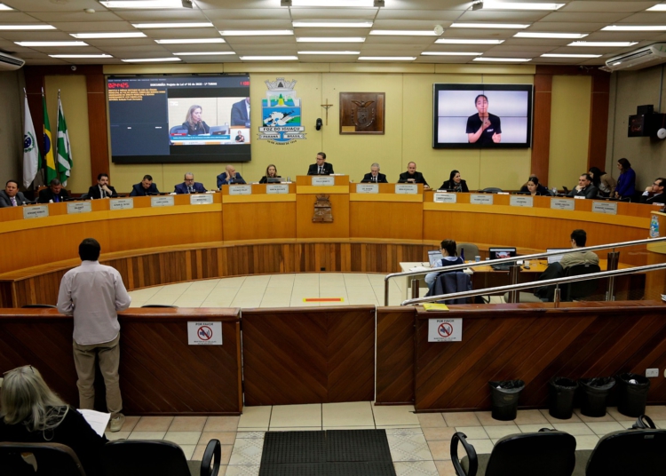 Foto da sessão desta manhã da Câmara de Vereadores: divulgação