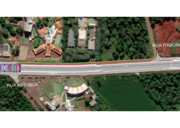 Ilustração do desvio: divulgação/DER