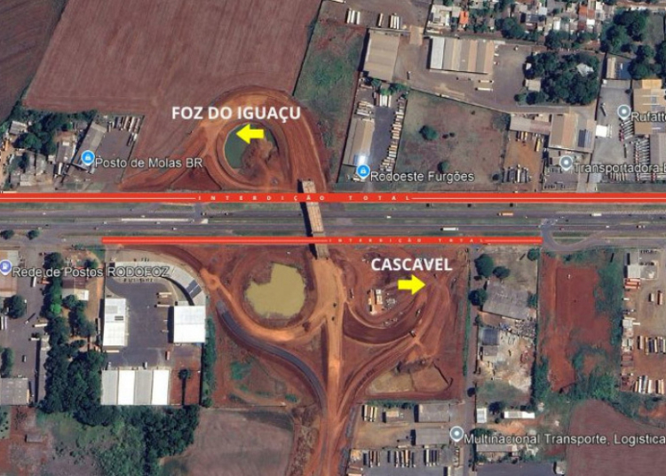 Marginais interditadas. Foto: divulgação