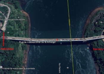 Será necessária a interdição parcial da Ponte, adotando o sistema Pare e Siga para organização do fluxo de veículos nas duas extremidades. conforme a foto acima: divulgação