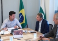 Em outubro passado, o prefeito General Silva e Luna esteve com o secretário das Cidades do Paraná, Guto Silva, para tratar investimentos em infraestrutura. Foto: PMFI
