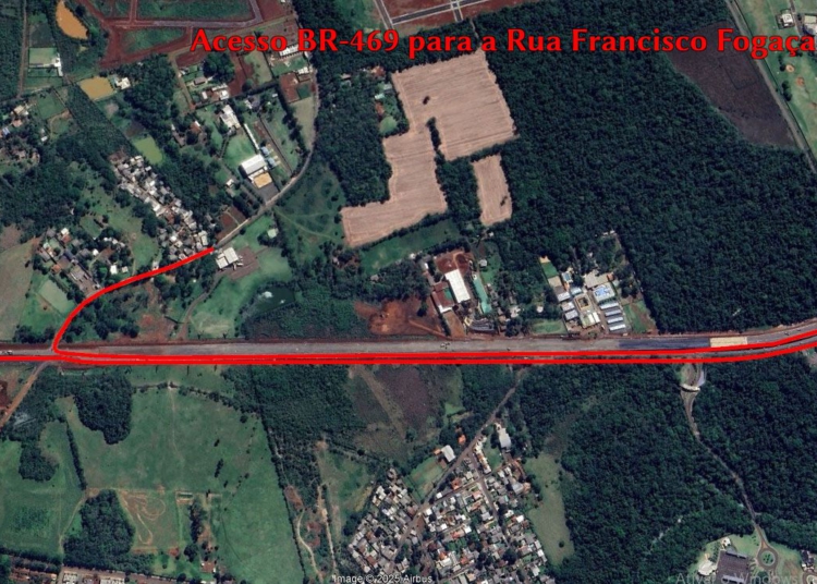 Rodovia das Cataratas terá nova interdição em acesso a avenida municipal
Foto: DER-PR