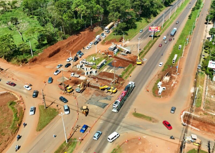 Fotos das obras do novo viaduto do KM 10: divulgação