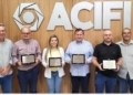 Foto dos homenageados: Acifi