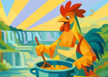 O idealizador da canja, Rogério Bonato, criou uma logomarca especial para comemorar o aniversário de 25 anos do evento.